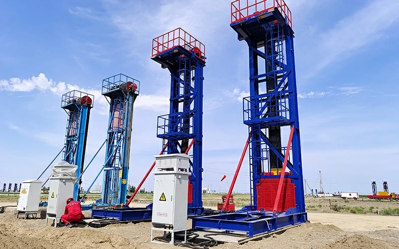 电机换向抽油机